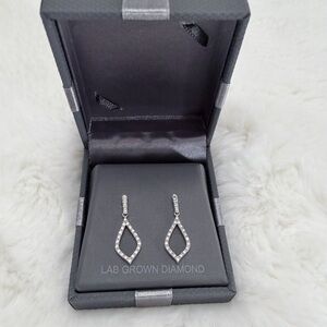 Elegant Sterling Silver Drop Earrings